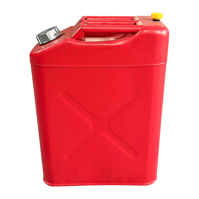 10L/20L म्याट रातो तेल ड्रम एल्युमिनियम क्याप संग